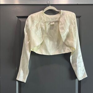 Vintage Windsor Cream Cropped Jacket